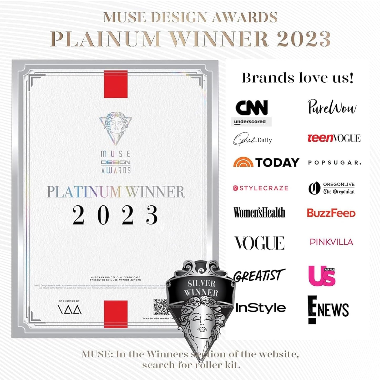 BAIMEI IcyMe Ice Roller for Face and Gua Sha Facial Tool Set, Ice Face Roller Reduces Puffiness Relieves Migraines Skin Care Tools, Self Care Gift for Women - Pink