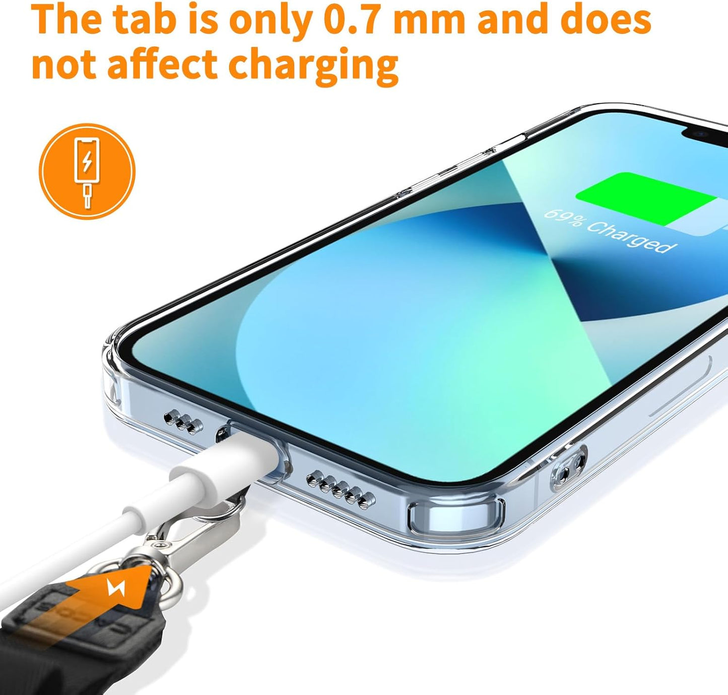 CACOE Phone Lanyard 2 Pack-2× Adjustable Neck Strap,2× Phone Patches,Universal Cell Phone Multifuctional Patch Lanyards Compatible with Most Smartphones(Black+Gray)