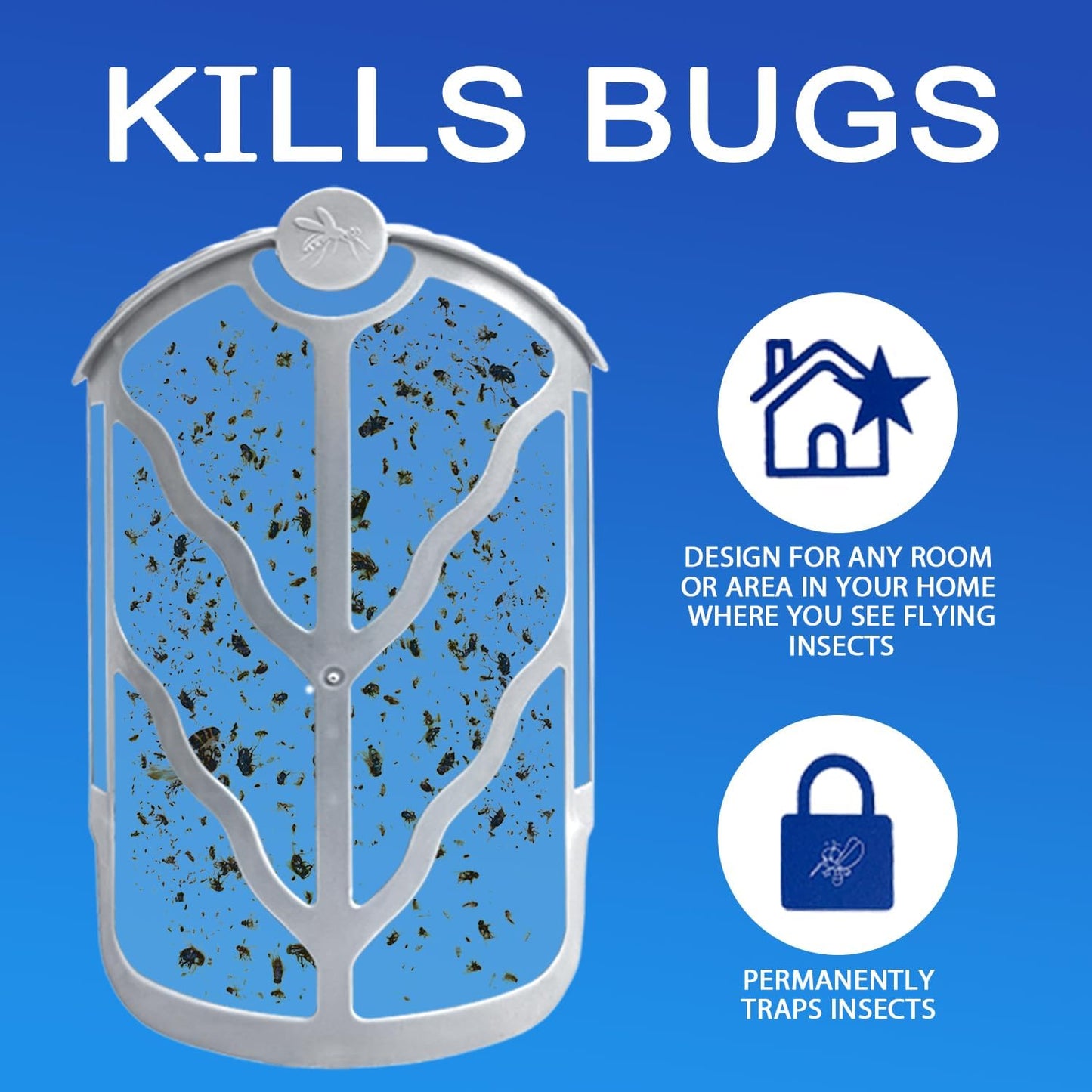 BAIMNOCM 33 Pack Refills Cartridge Compatible with Zevo Flying Insect Trap Refill M364 M364A and Max, White