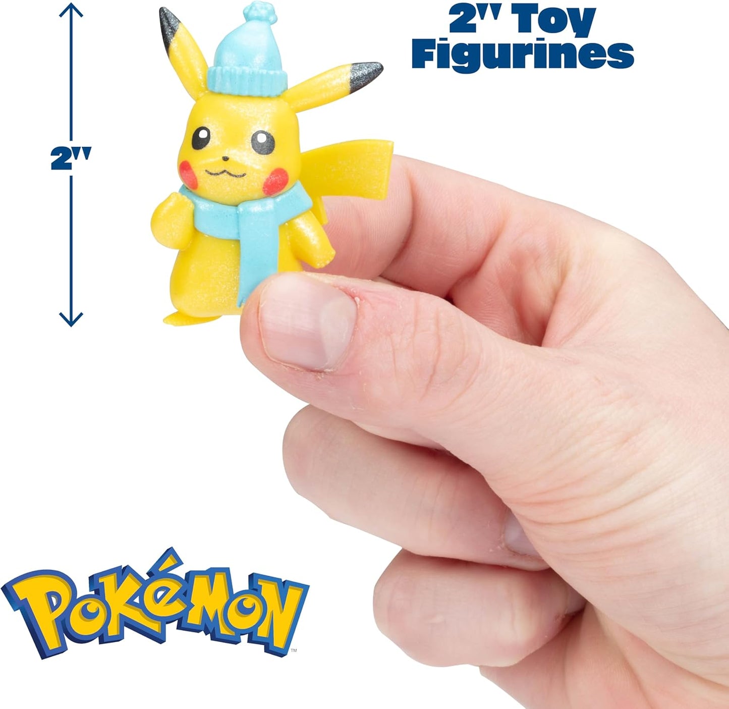 Pokémon 2025 Holiday Christmas Advent Calendar 24 Piece Gift Playset - Officially Licensed - Includes 2" Pikachu, Bulbasaur, Charmander & More - 16 Toy Figures & 8 Accessories - Kids, Boys, Girls - 4+