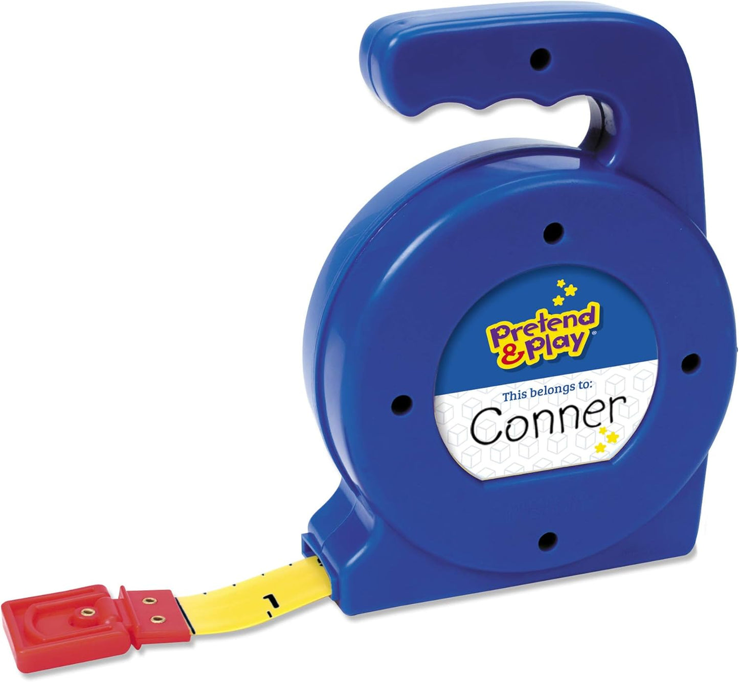 Learning Resources Pretend Play 3" Long Tape Measure - Kids Construction Toys, Preschool Activities, Pretend Play For Toddlers , Height Measurement Counting Tool, Fine Motor Skills, Homeschool