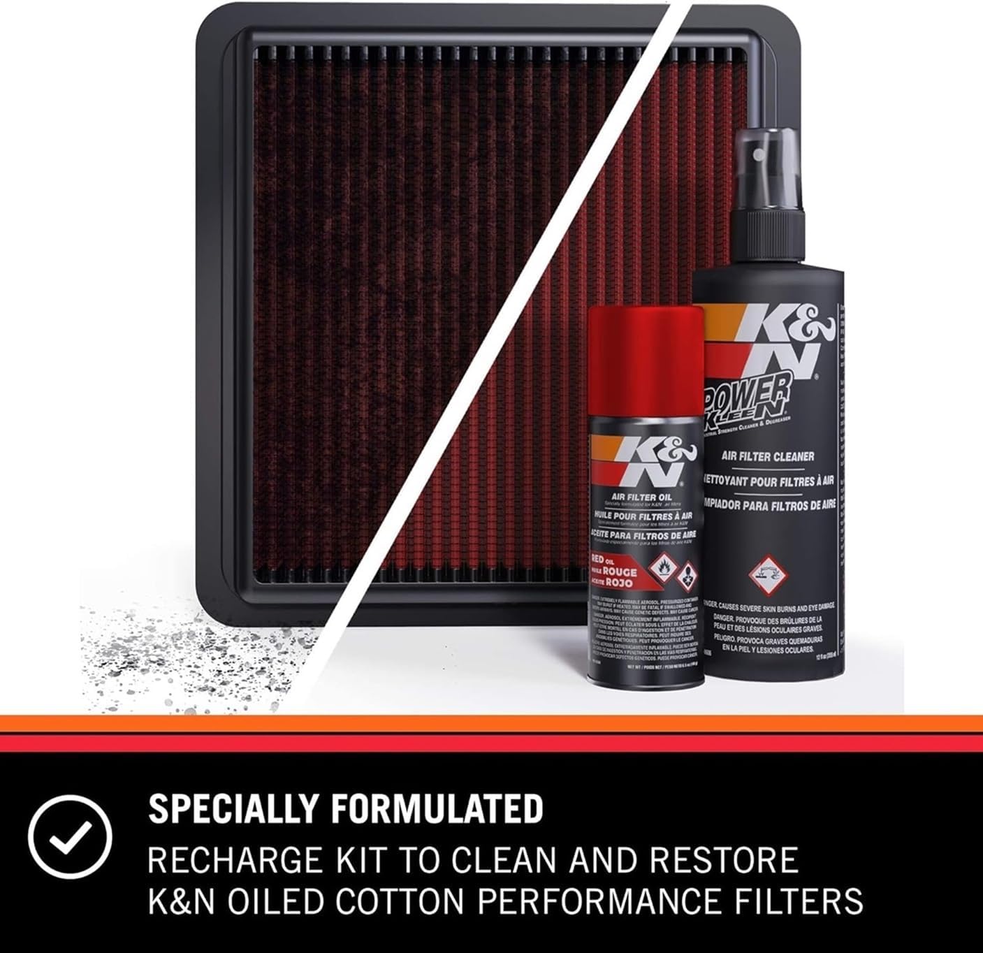 K&N Engineering 995000 Air Filter Accessories - FLTR CARE SERVICE KIT