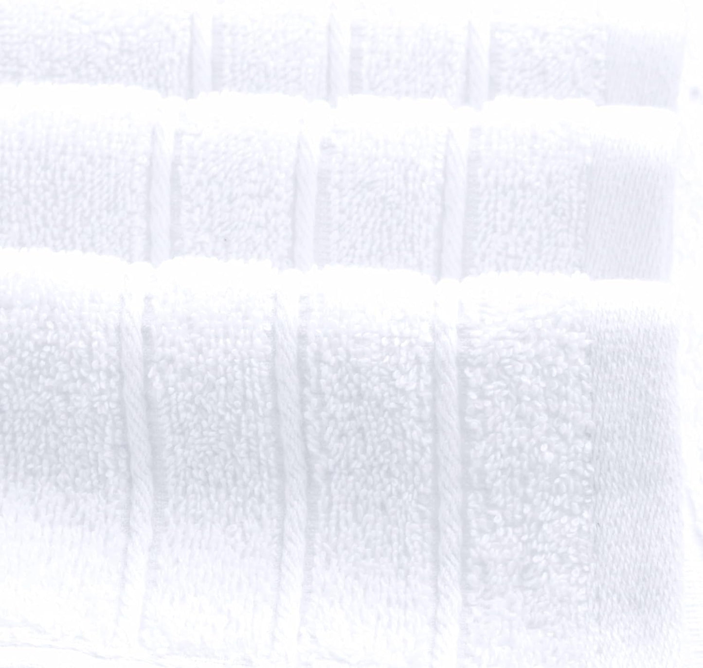 Tens Towels Pack of 4 Extra Large Bath Towels 30 x 60 Inches, 100% Cotton, Larger & Lighter Weight, Quicker to Dry, Super Soft and Absorbent, Perfect for Bathroom, White