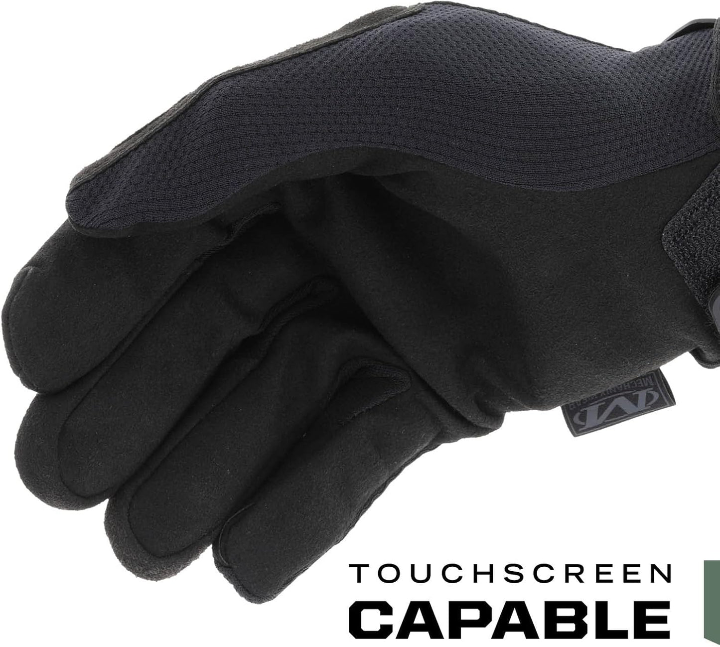 Mechanix Wear Original Tactical Glove - High Performance Anti-Slip Grip Safety Gloves - Impact Resistant & Touchscreen Capable - Medium - Covert Black