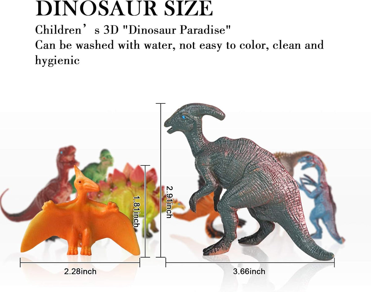Christmas Advent Calendar 2025 Realistic Dinosaur Figurine Décor Xmas 24 Days Countdown Calendar Christmas Gift For Boys and Girls