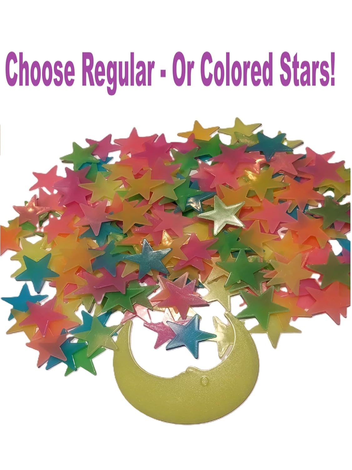 Glow in The Dark Stars - Includes Installation Material and Star map, 200 Glowstars, Only Glow Stars Powered by Our Trademarked Illumaglow2.0