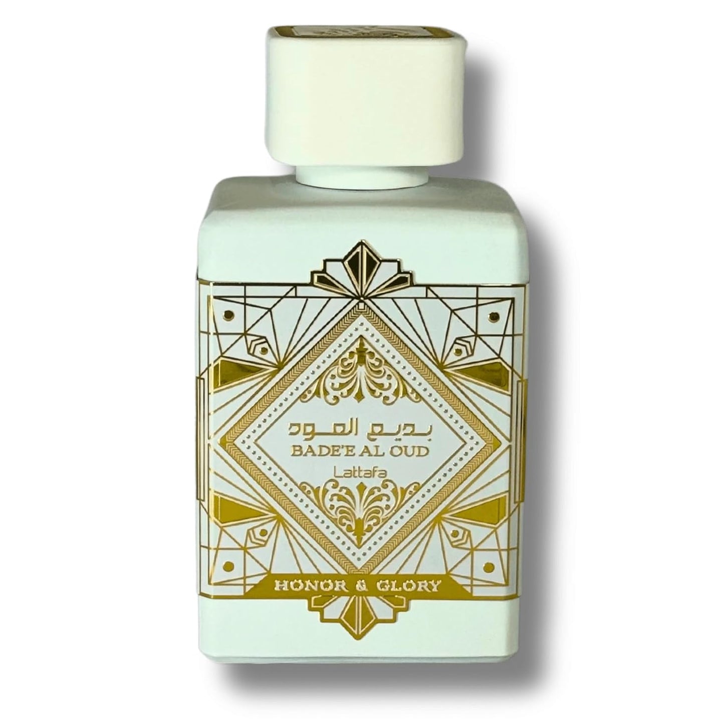 Lattafa Bade'e Al Oud Honor & Glory - Fruity, Vanilla, Warm Spicy, Woody - Eau de Parfum Long-Lasting Fragrance for Unisex, 3.40 Ounce / 100 ml