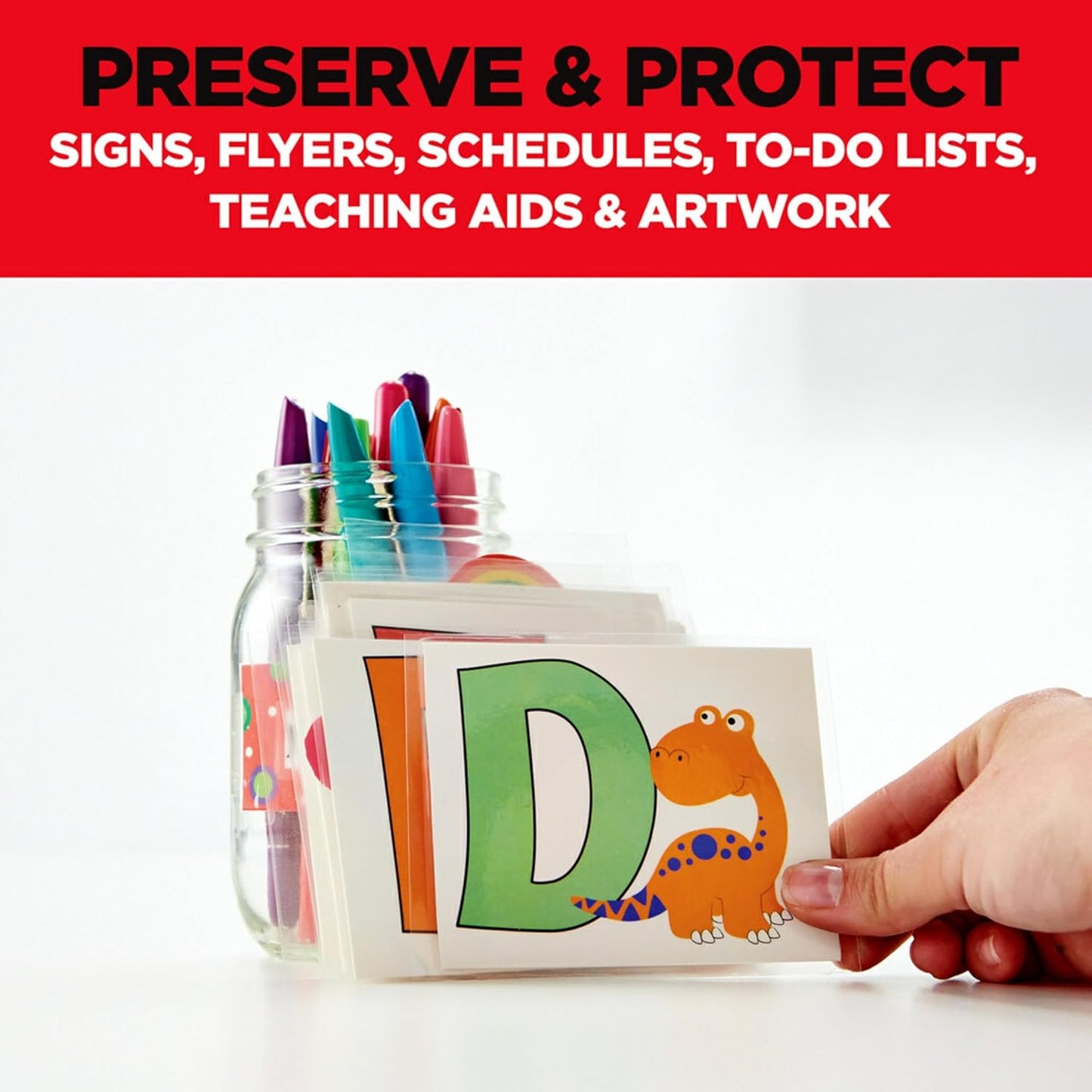 Scotch Thermal Laminating Pouches, for Use with Thermal Laminators, 8.9 x 11.4 Inches, Letter Size Sheets, 100-Pack