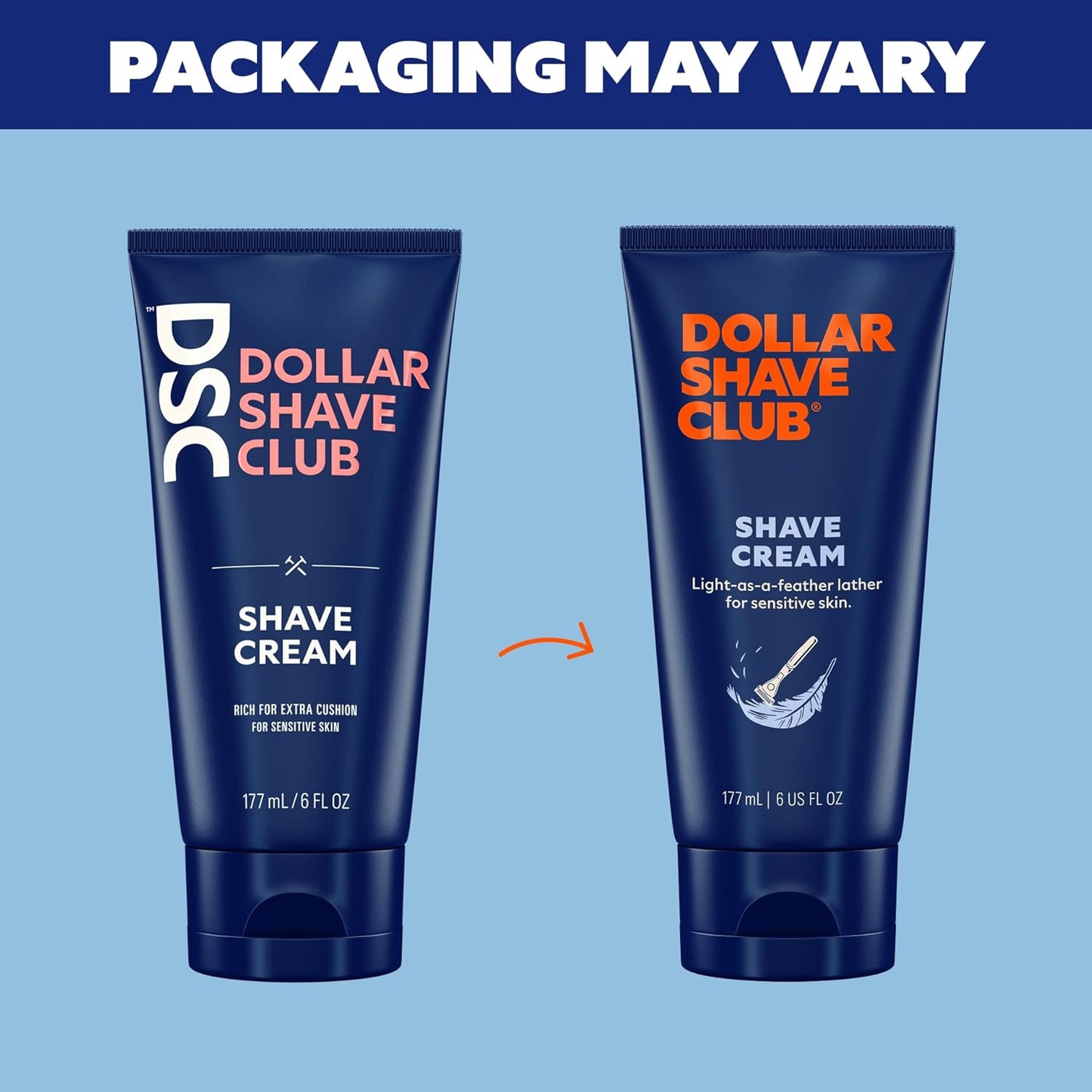 Click to see full view Dollar Shave Club | Shave Cream 6 ounce (2 Pack) | Hydrating Shaving Cream for Sensitive Skin