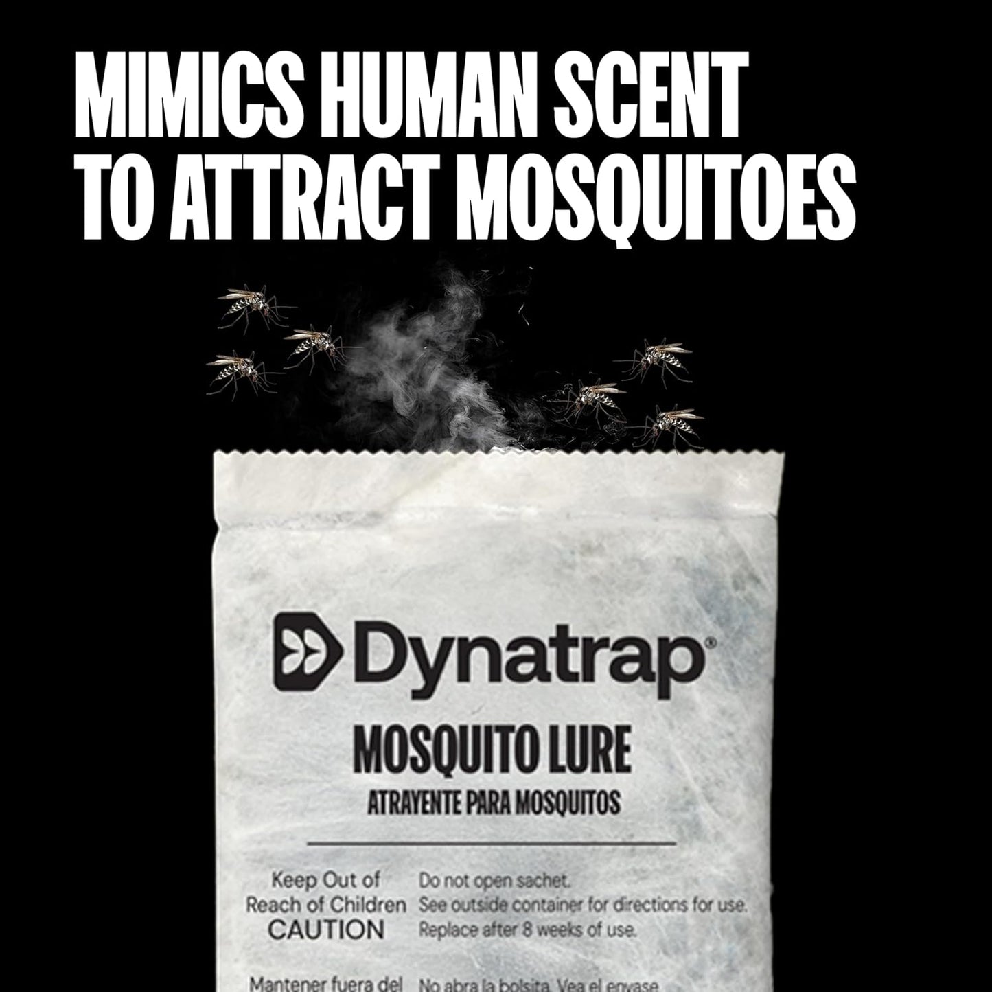 DynaTrap 100611 Atrakta Mosquito Lure Sachet for Any DynaTrap Insect Trap, Lasts 60 Days, Mosquito Trap Attractant