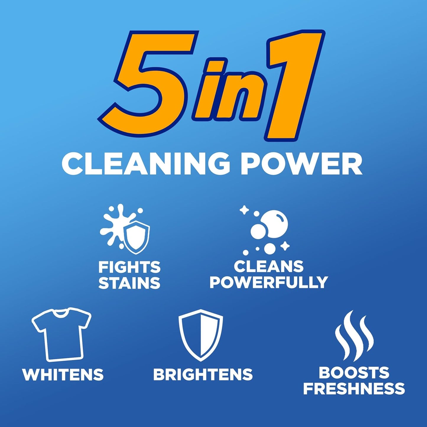 ARM & HAMMER Plus OxiClean Clean Meadow, 77 Loads Liquid Laundry Detergent, 100.5 fl oz