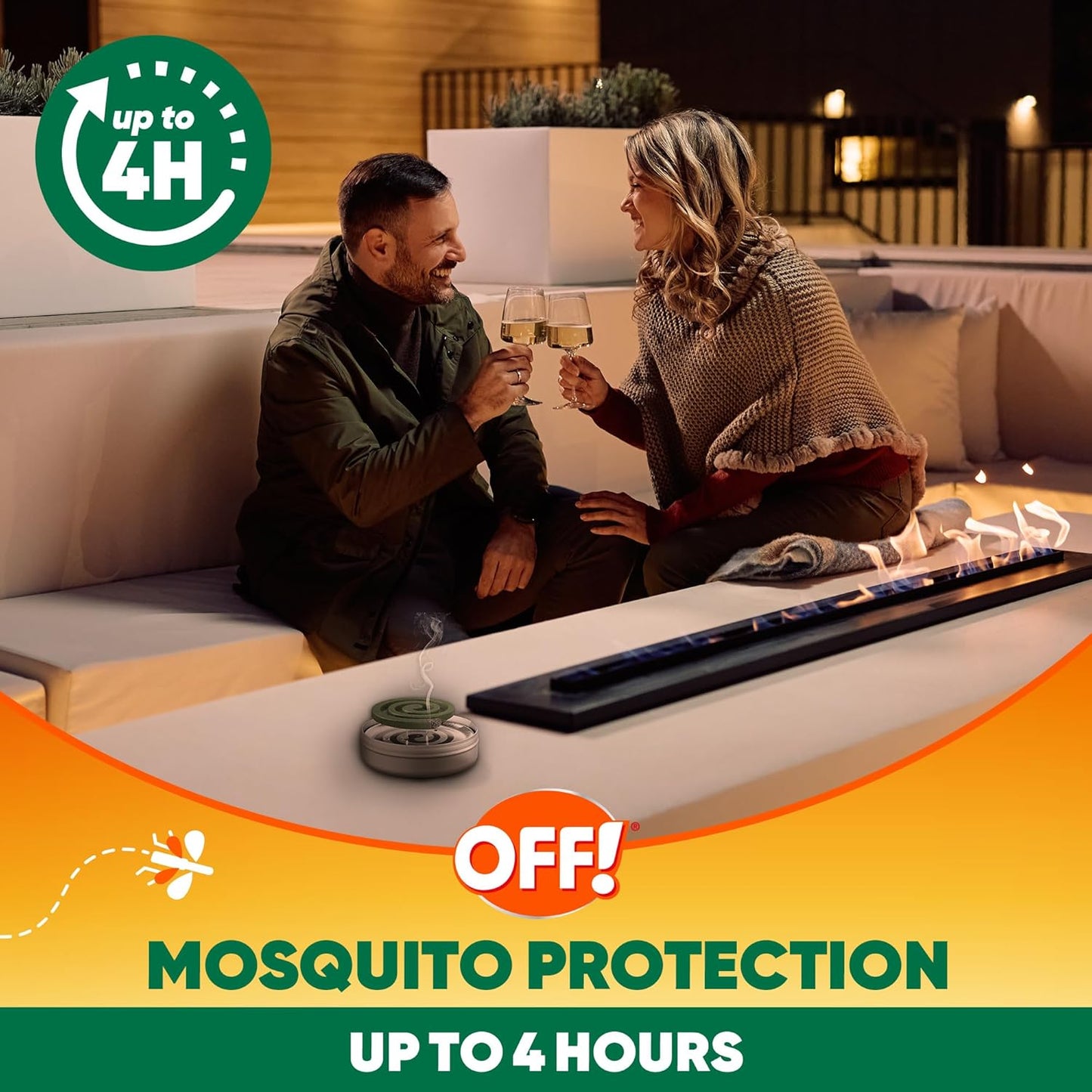 OFF! Backyard Mosquito Repellent Coil Refills, Perfect for Outdoor Patios Country Fresh Scent, 6 Count