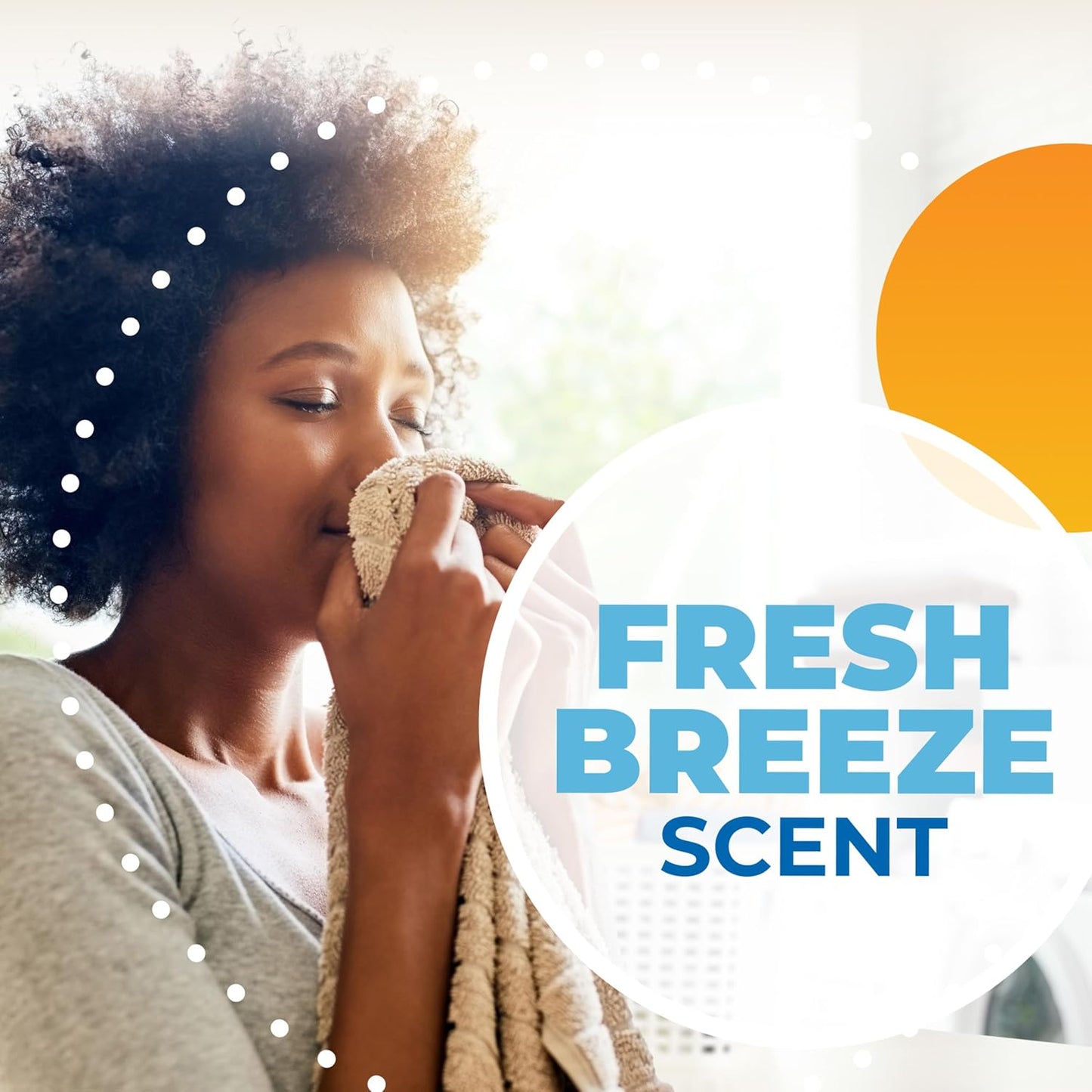 ARM & HAMMER Power Sheets Laundry Detergent, Fresh Breeze Scent, Dissolves in All Wash Temps, Lightweight and Travel-Ready, 60ct, Up to 120 Small Loads