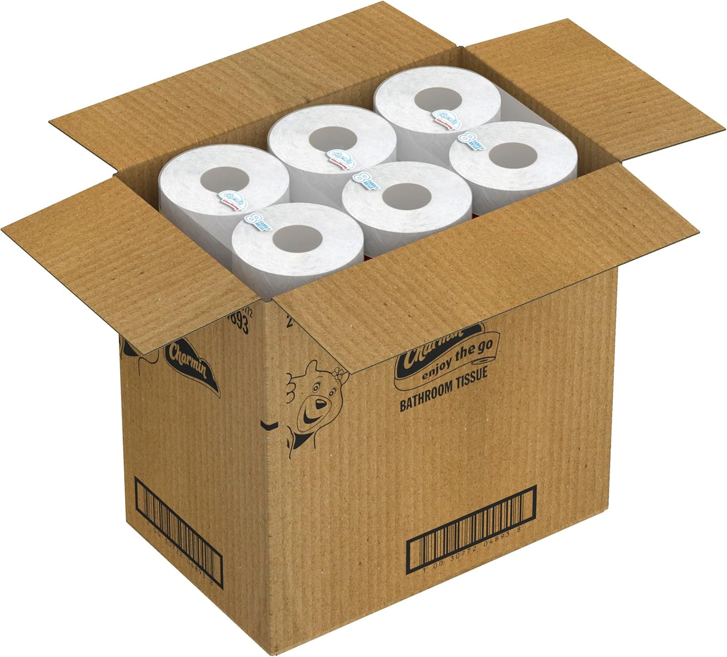 Charmin Ultra Strong Clean Touch Toilet Paper, 24 Family Mega Rolls = 120 Regular Rolls