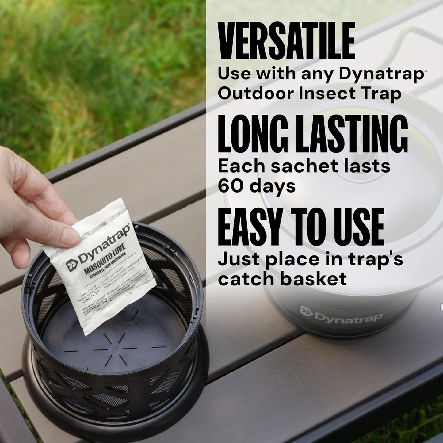 DynaTrap 100611 Atrakta Mosquito Lure Sachet for Any DynaTrap Insect Trap, Lasts 60 Days, Mosquito Trap Attractant