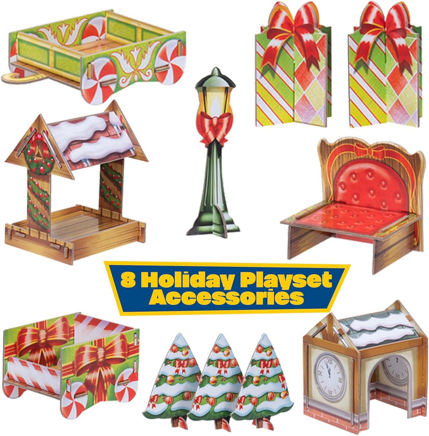 Pokémon 2025 Holiday Christmas Advent Calendar 24 Piece Gift Playset - Officially Licensed - Includes 2" Pikachu, Bulbasaur, Charmander & More - 16 Toy Figures & 8 Accessories - Kids, Boys, Girls - 4+