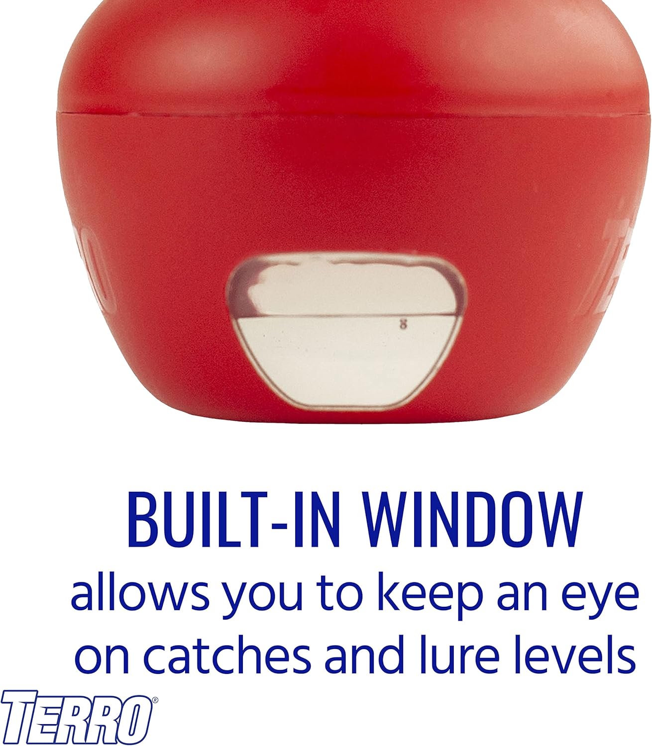 TERRO Fruit Fly Traps for Indoors (4 Pack) + 180 Days of Lure Supply - T2503SR - Lure and Kill Indoor Fruit Flies Near Fruit, Trash Cans, Countertops - Ready to Use Trap - 180 Day Supply