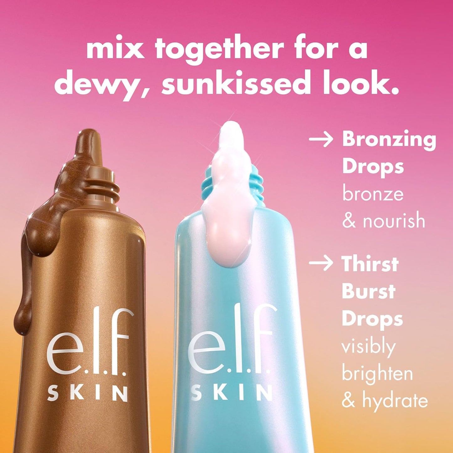 e.l.f. SKIN The Hottest Drops Duo, Holy Hydration! - Cart Shape