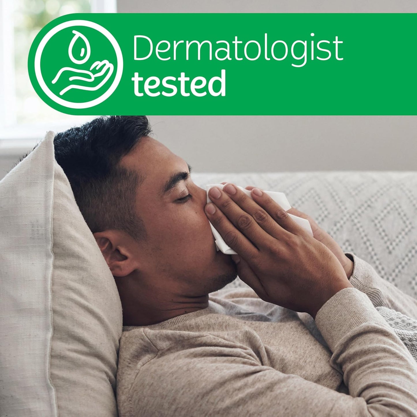 Kleenex Lotion Facial Tissues with Coconut Oil, 4 Cube Boxes, 60 Tissues Per Box, 3-Pl