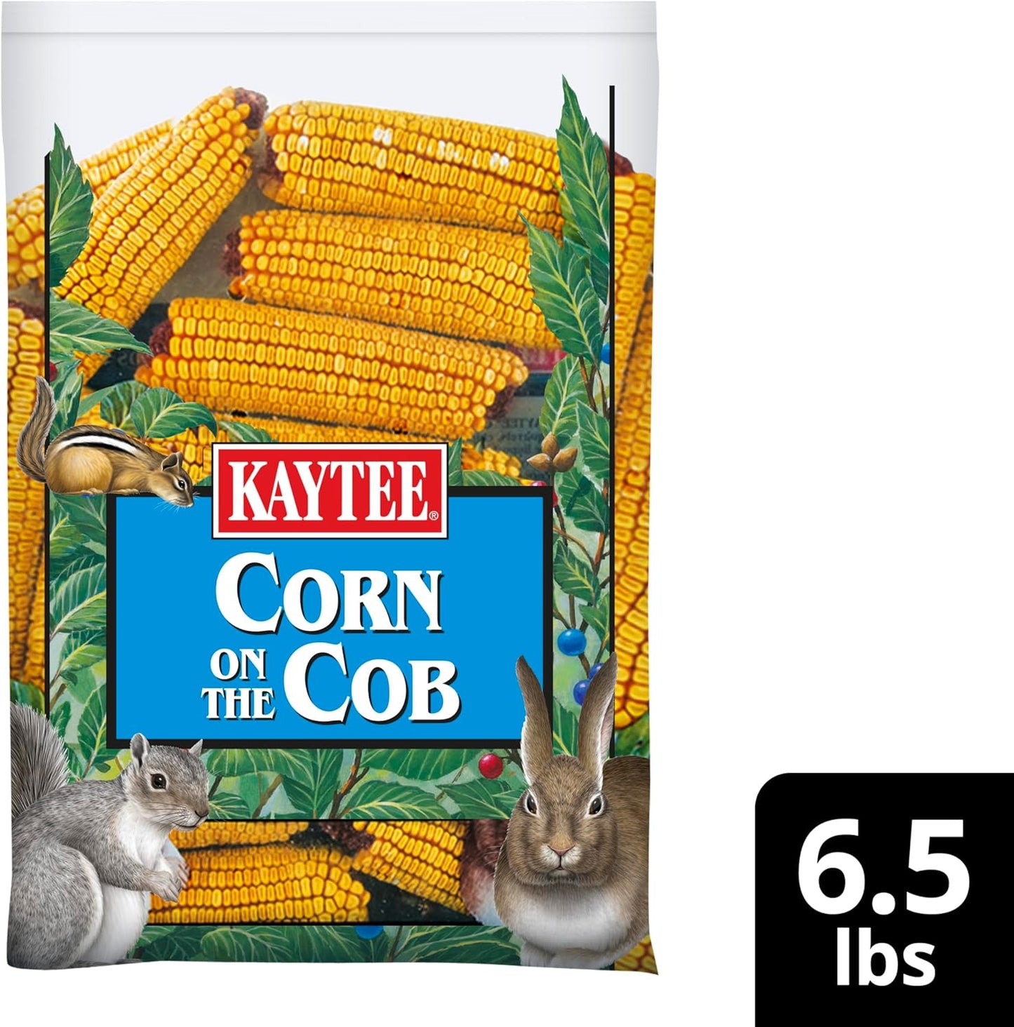 Kaytee Corn on the Cob for Squirrels & Wildlife – 6.5 lb Bag