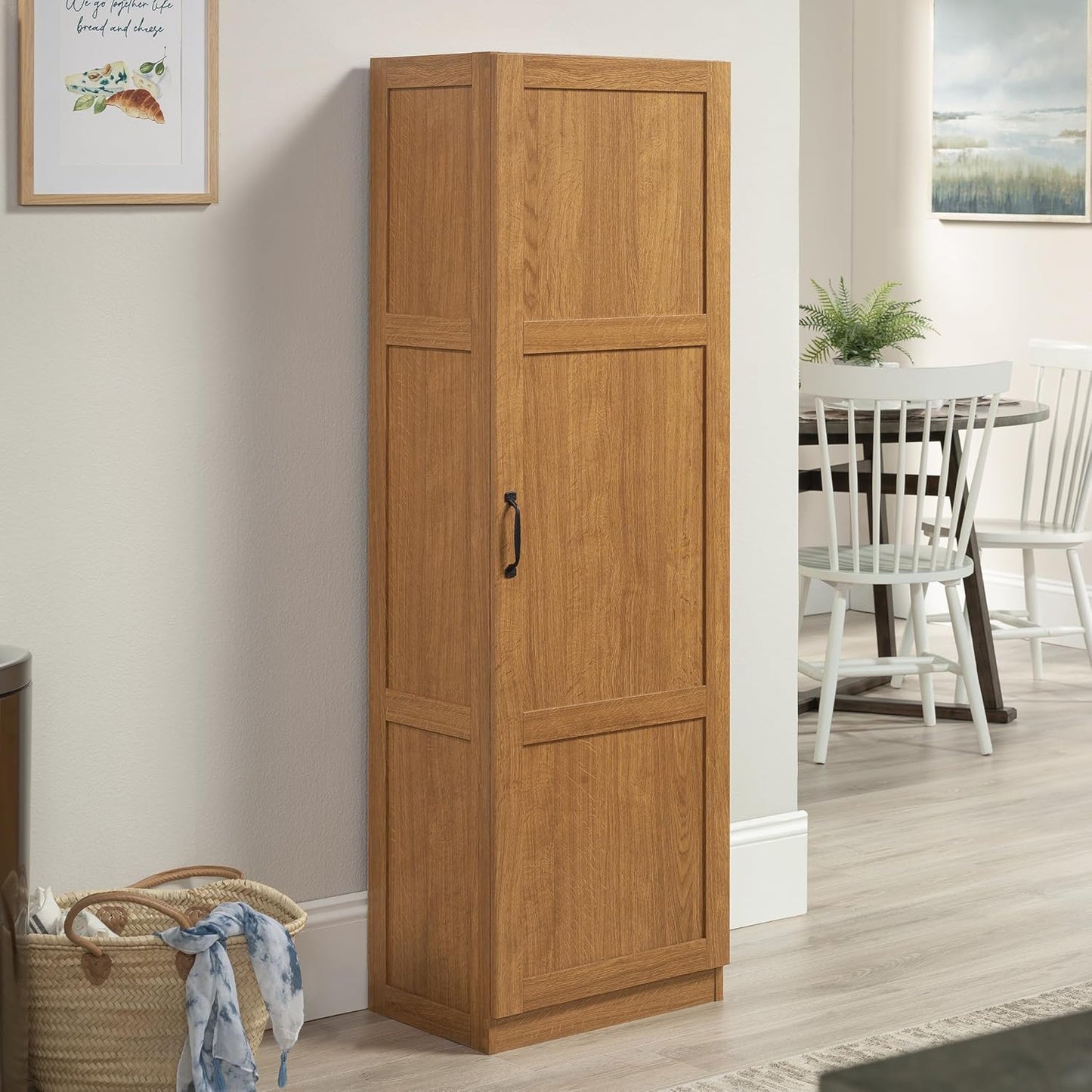 Sauder Miscellaneous Storage Cabinet/ Pantry cabinets, Highland Oak finish