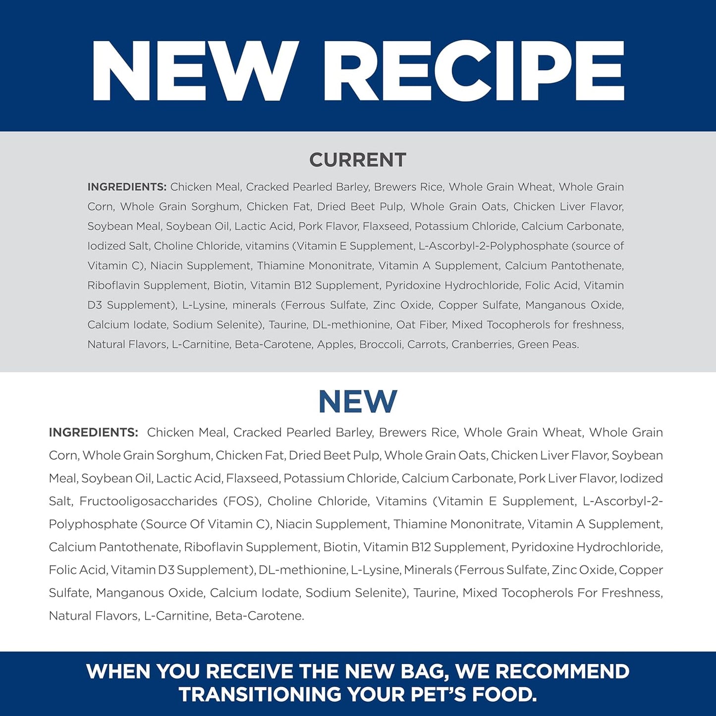 Hill's Science Diet Adult 7+, Senior Adult 7+ Premium Nutrition, Small Kibble, Dry Dog Food, Chicken, Brown Rice, & Barley, 5 lb Bag