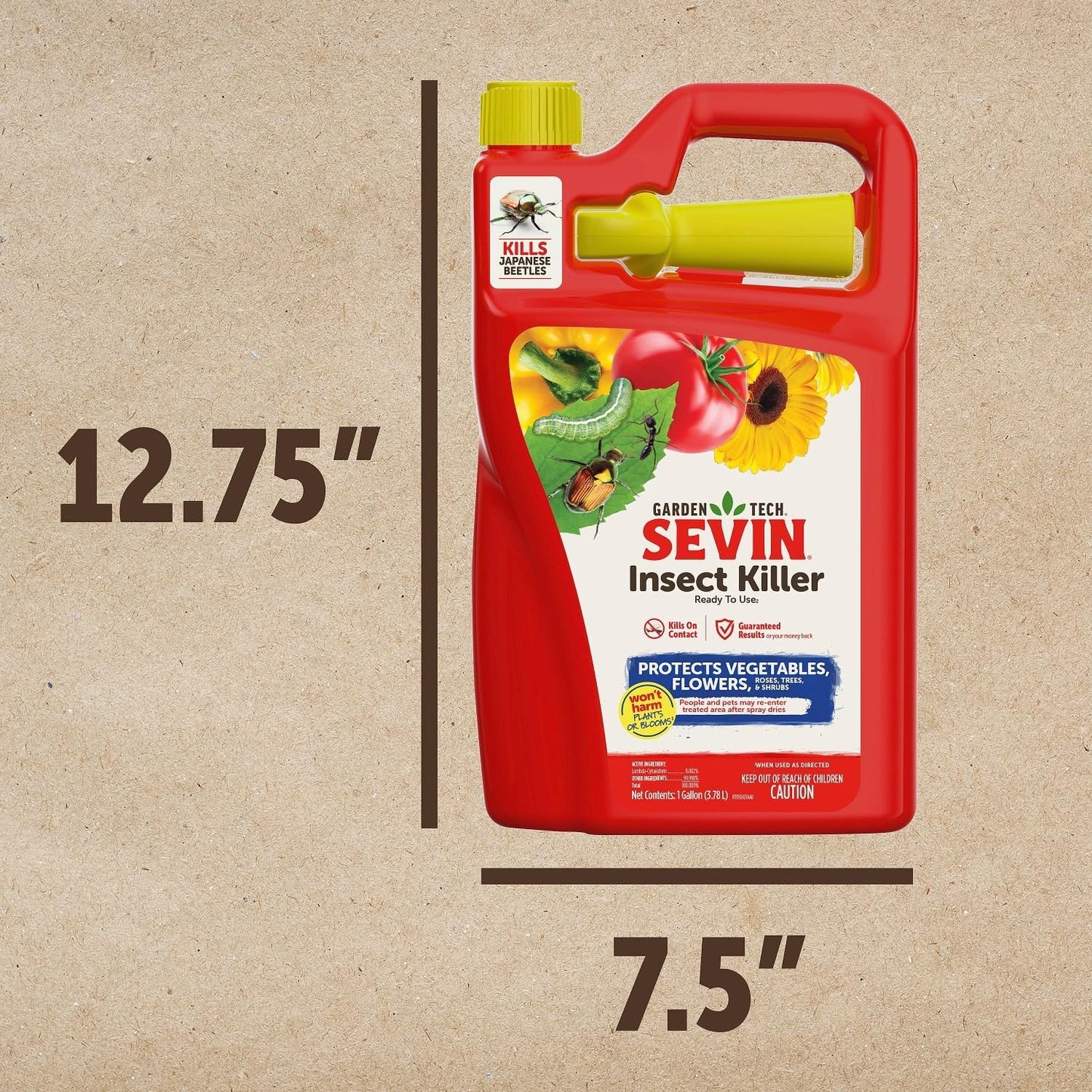 Sevin 100547234 Insect Killer Ready to use 1 Gallon, White Label