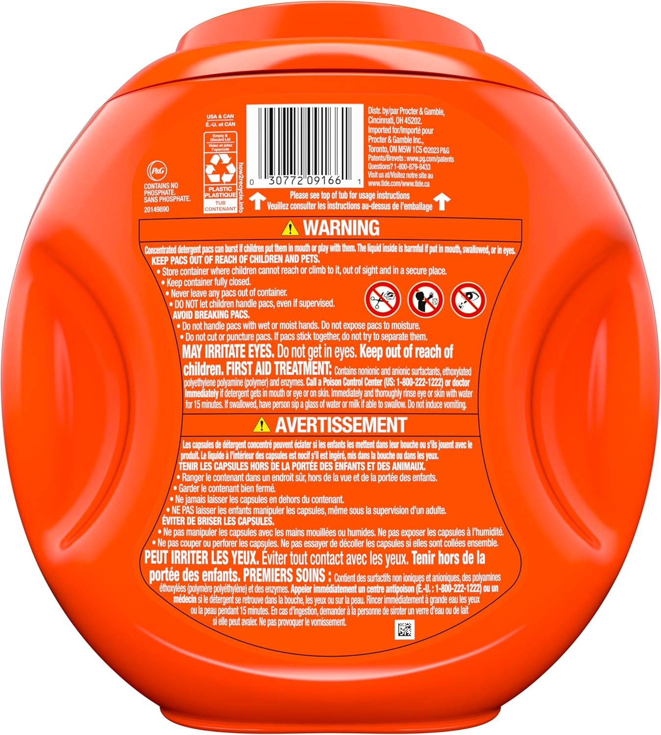 Tide PODS Liquid Laundry Detergent Soap Pacs, HE Compatible, Powerful 3-in-1 Clean in one Step, Built in Stain Removers, Spring Meadow Scent, 76 Count