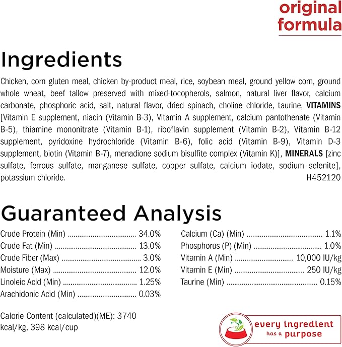 Purina Cat Chow Naturals With Added Vitamins, Minerals and Nutrients Dry Cat Food, Naturals Original - 13 lb. Bag