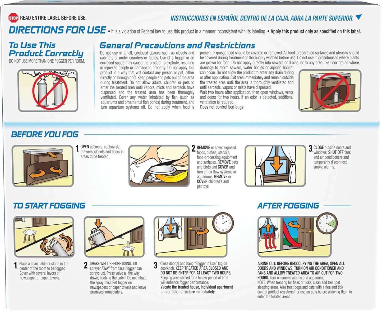 United Industries-Hot Shot No Mess Fogger 3-Pack, 1.2-Ounce