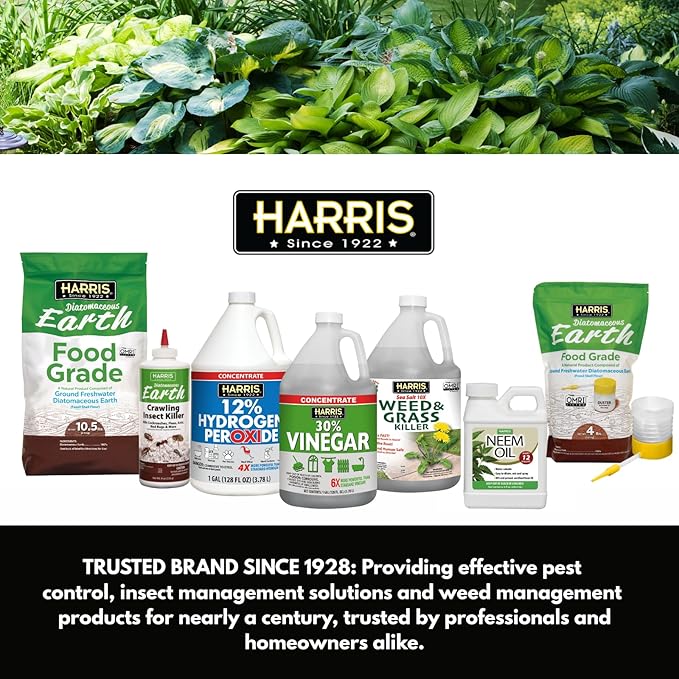 HARRIS Diatomaceous Earth Food Grade, 4lb with Powder Duster Included in The Bag