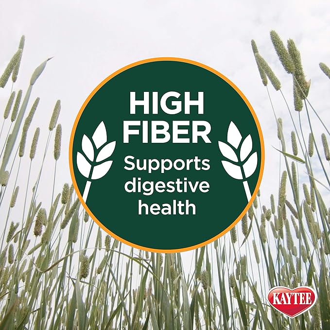 Kaytee Wafer Cut All Natural Timothy Hay for Pet Guinea Pigs, Rabbits & Other Small Animals, 60 Ounce