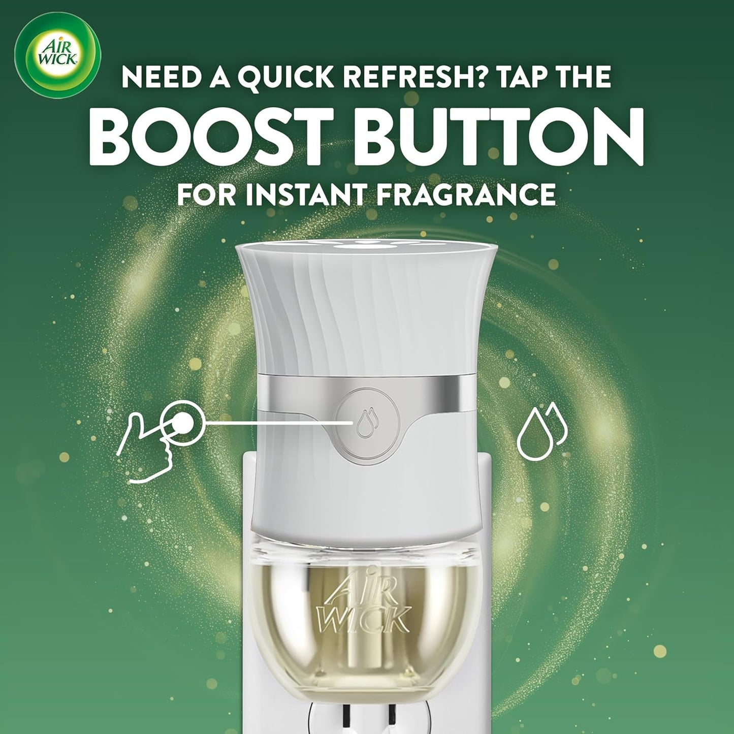 Air Wick Plug in Scented Oil Refill, 5 ct, Fresh Pine and Juniper, Air Freshener, Essential Oils, Fall Scent, Fall decor