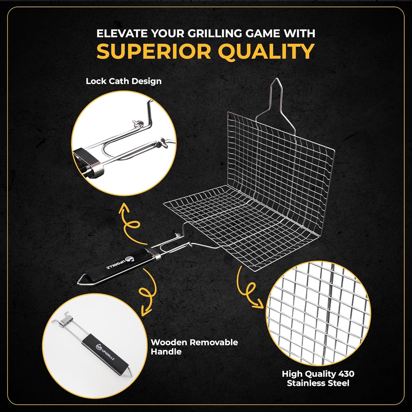BBQ Fish Grill Basket (Standard P01)