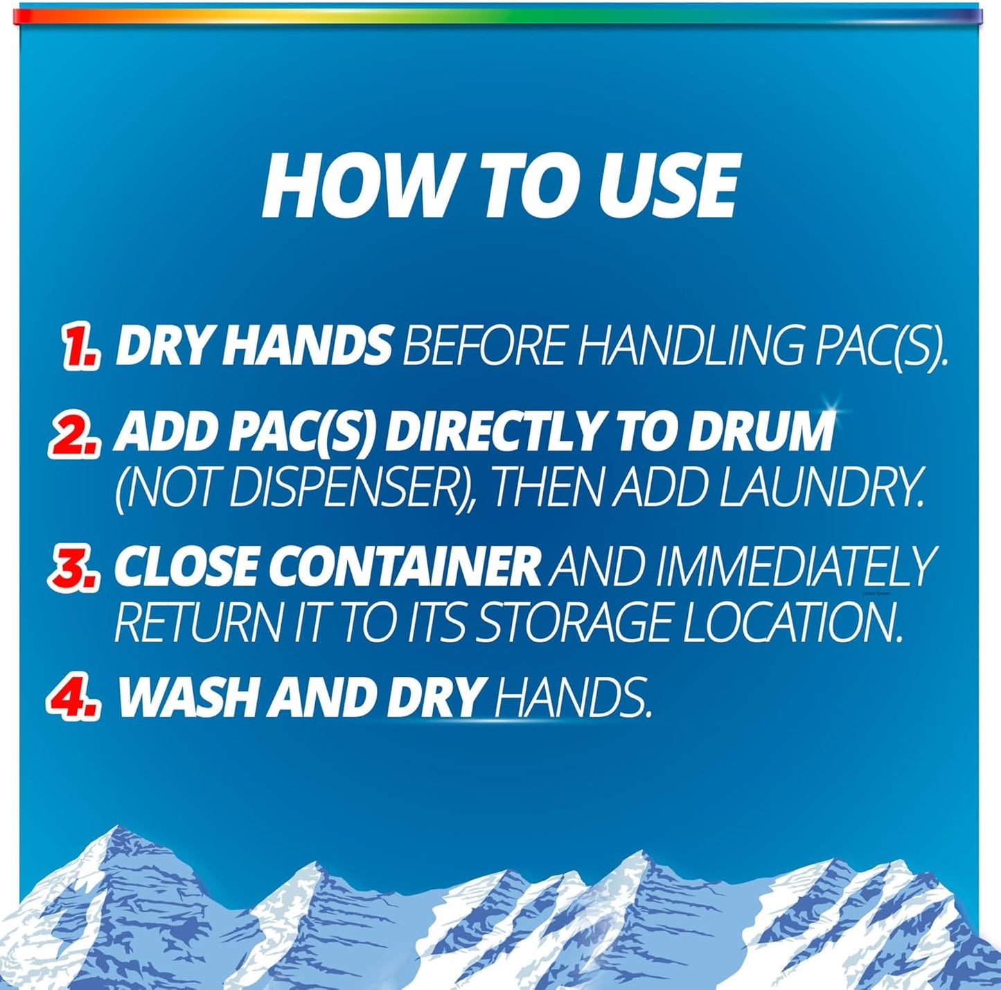 Purex 4-in-1 Laundry Detergent Pacs, Fresh Mountain Breeze, 66 Count