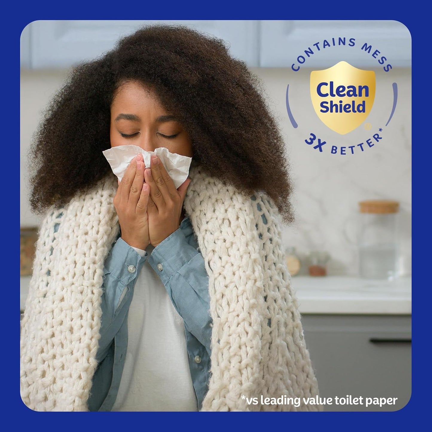 Kleenex Lotion Facial Tissues with Coconut Oil, 4 Cube Boxes, 60 Tissues Per Box, 3-Pl