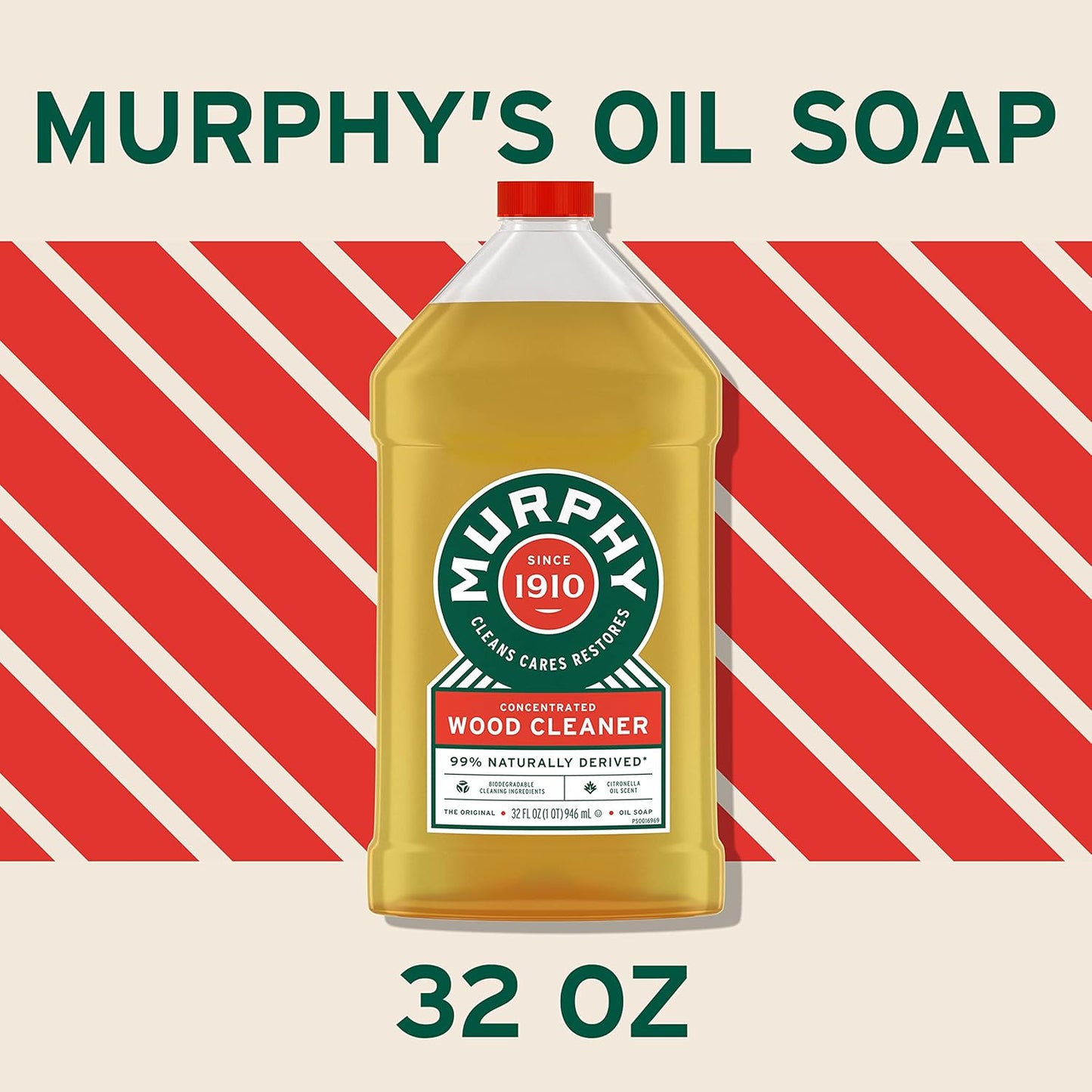 Murphy Oil Soap Wood Cleaner, 32 Fluid ounce (Pack of 3)