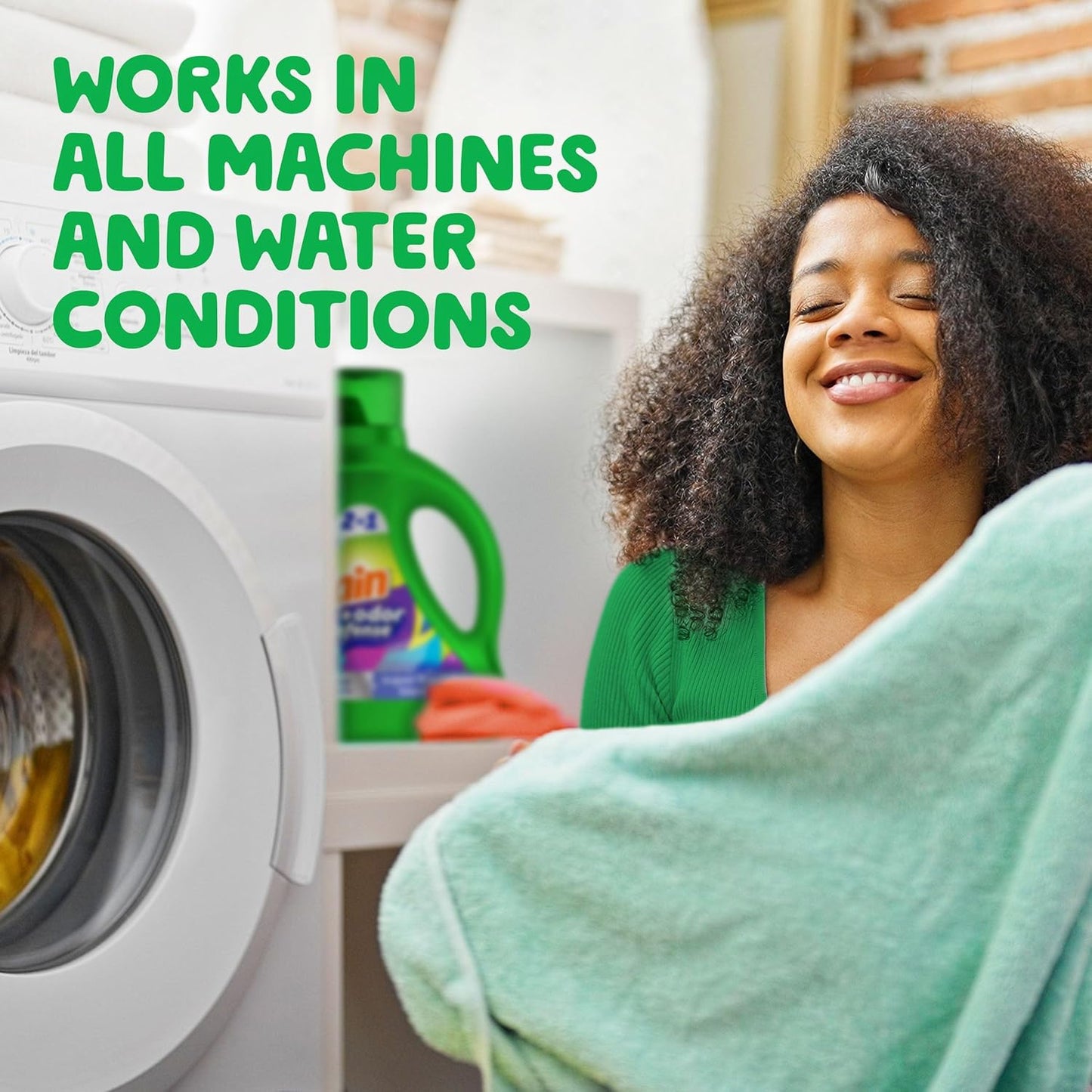 Gain + Odor Defense Liquid Laundry Detergent Super Fresh Blast Scent, HE Compatible, 107 Loads 154 fl oz, Gain Laundry Detergent, Liquid Laundry Detergent