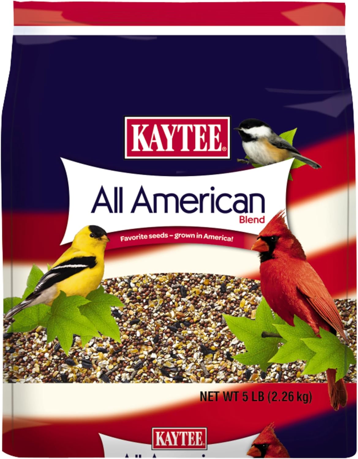 Kaytee All American Wild Bird Food Seed Blend, 5 Pound