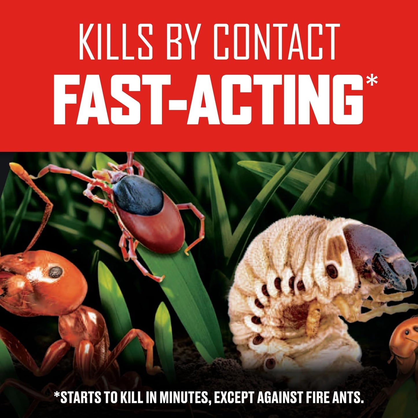 Ortho BugClear Lawn Insect Killer1, Kills Ants, Spiders, Ticks, Fleas, Armyworms and Grubs, Treats up to 16,500 sq. ft., 10 lb.