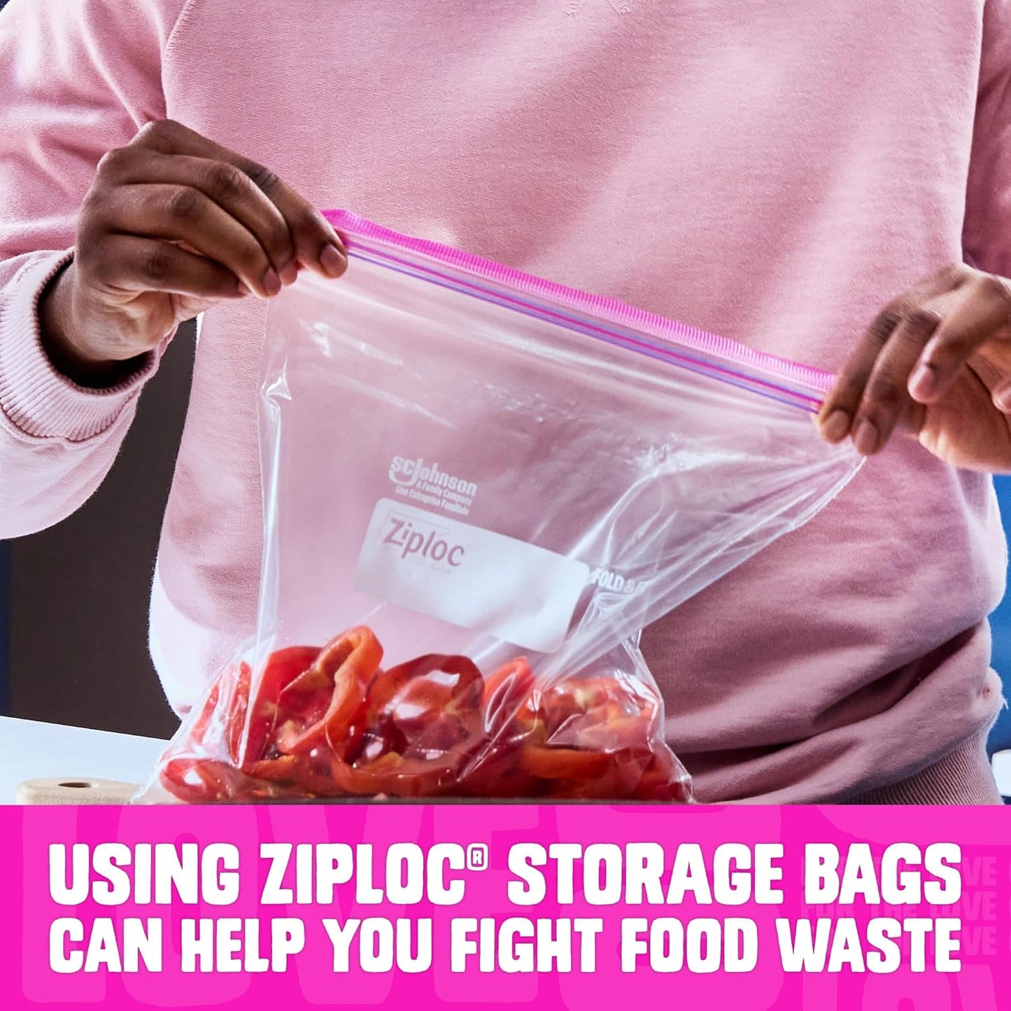 Ziploc Gallon Food Storage Slider Bags, Power Shield Technology for More Durability, 104 Bags Total