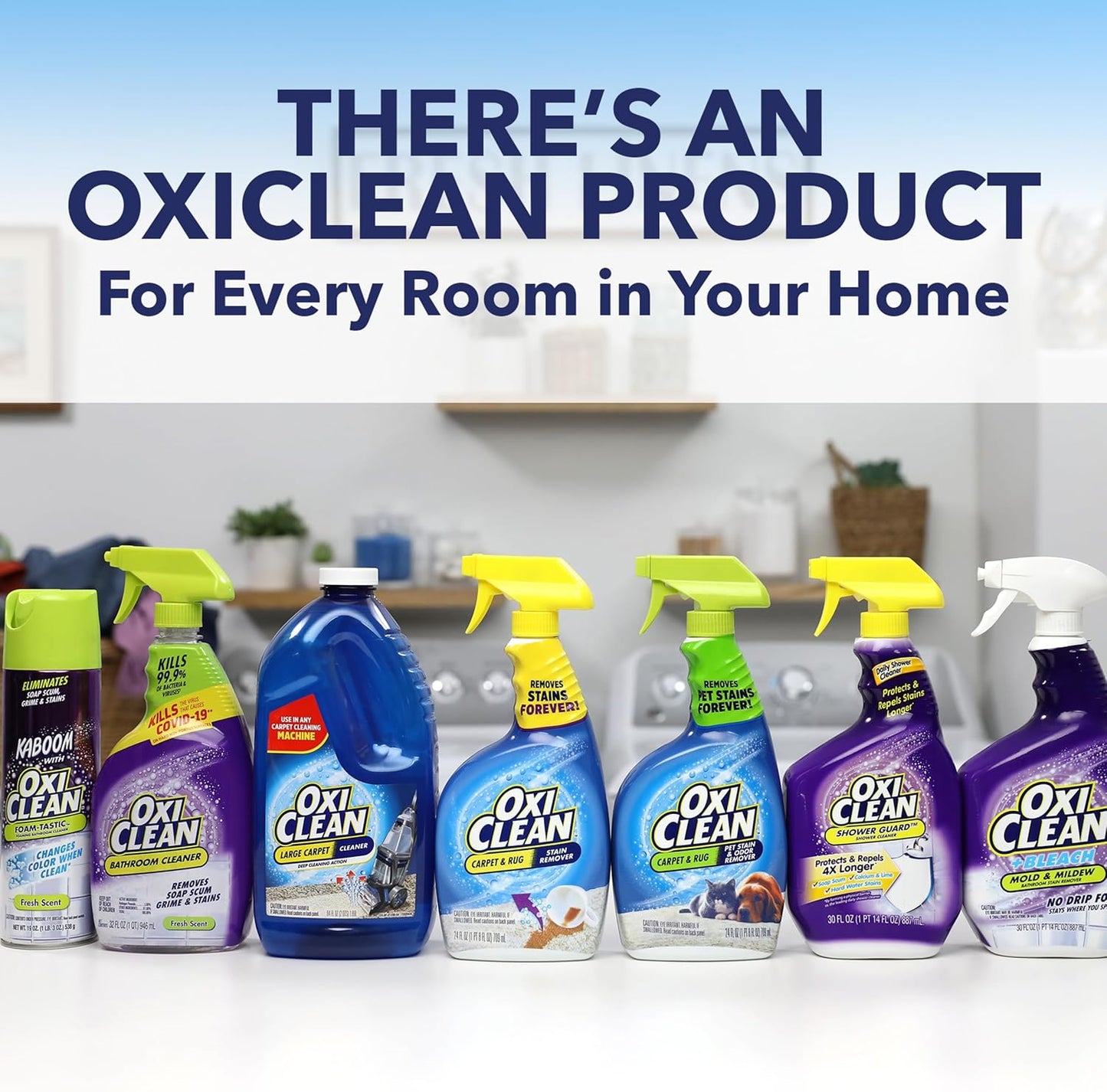 OxiClean Carpet and Rug Cleaner, Pet Stain and Odor Remover Spray, 24 fl oz