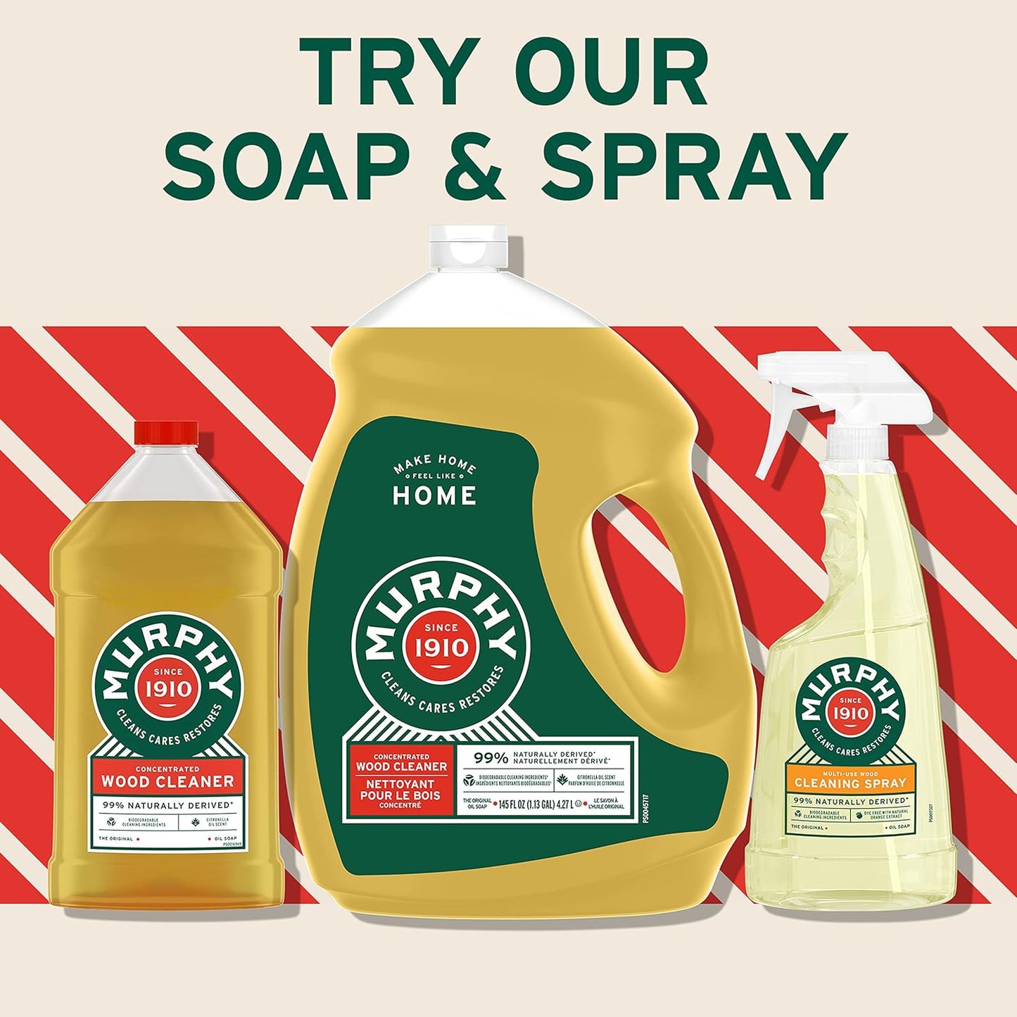 Murphy Oil Soap Wood Cleaner, 32 Fluid ounce (Pack of 3)