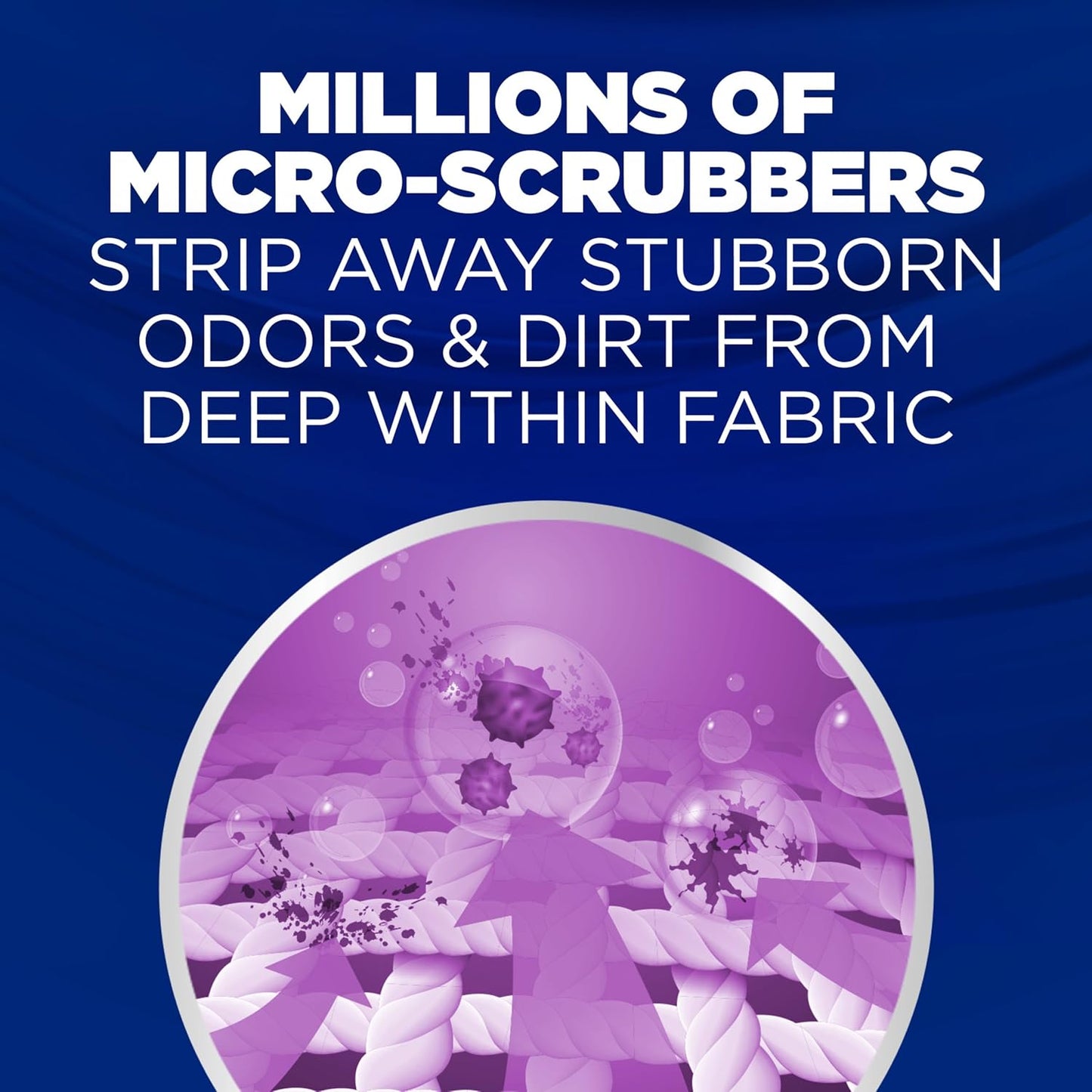 ARM & HAMMER™ Deep Clean Odor Formula Laundry Detergent Power Paks, Laundry Odor Remover, Radiant Burst Scent, 44 Count, 44 Loads