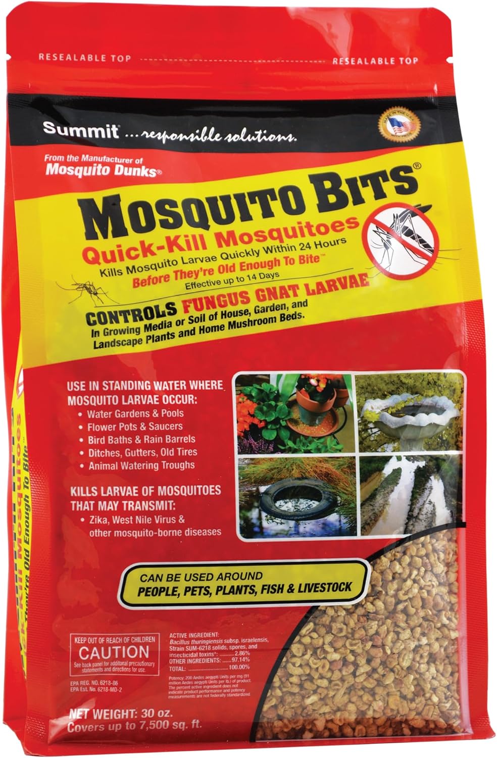 SUMMIT CHEMICAL CO 117-6 30OZ Mosquito Bits