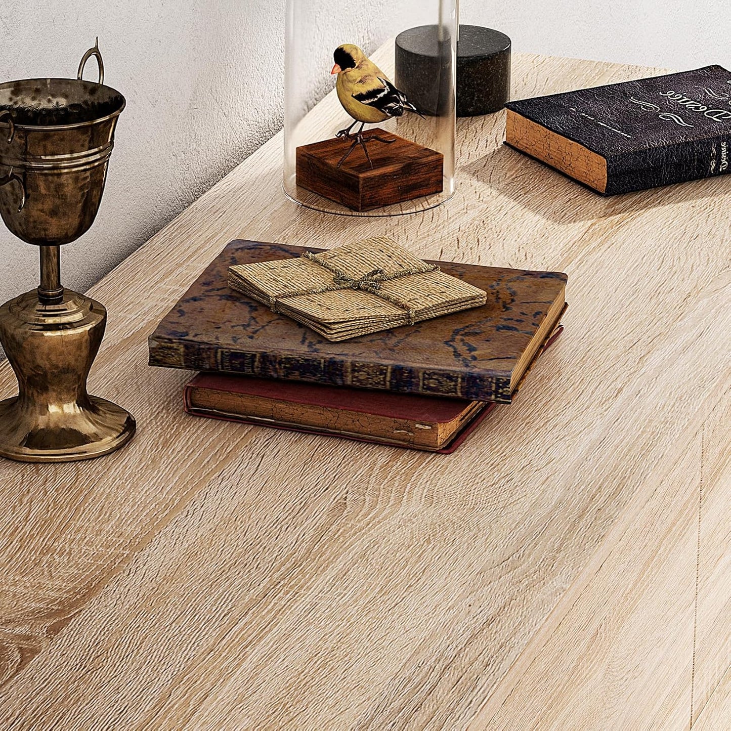 Bigbiglife Dresser for Bedroom, 6 Drawer Double Dresser, Modern Chest of Drawers with Deep Drawers, TV Stand Large Storage Organizer for Living Room, Closet (Light Oak)