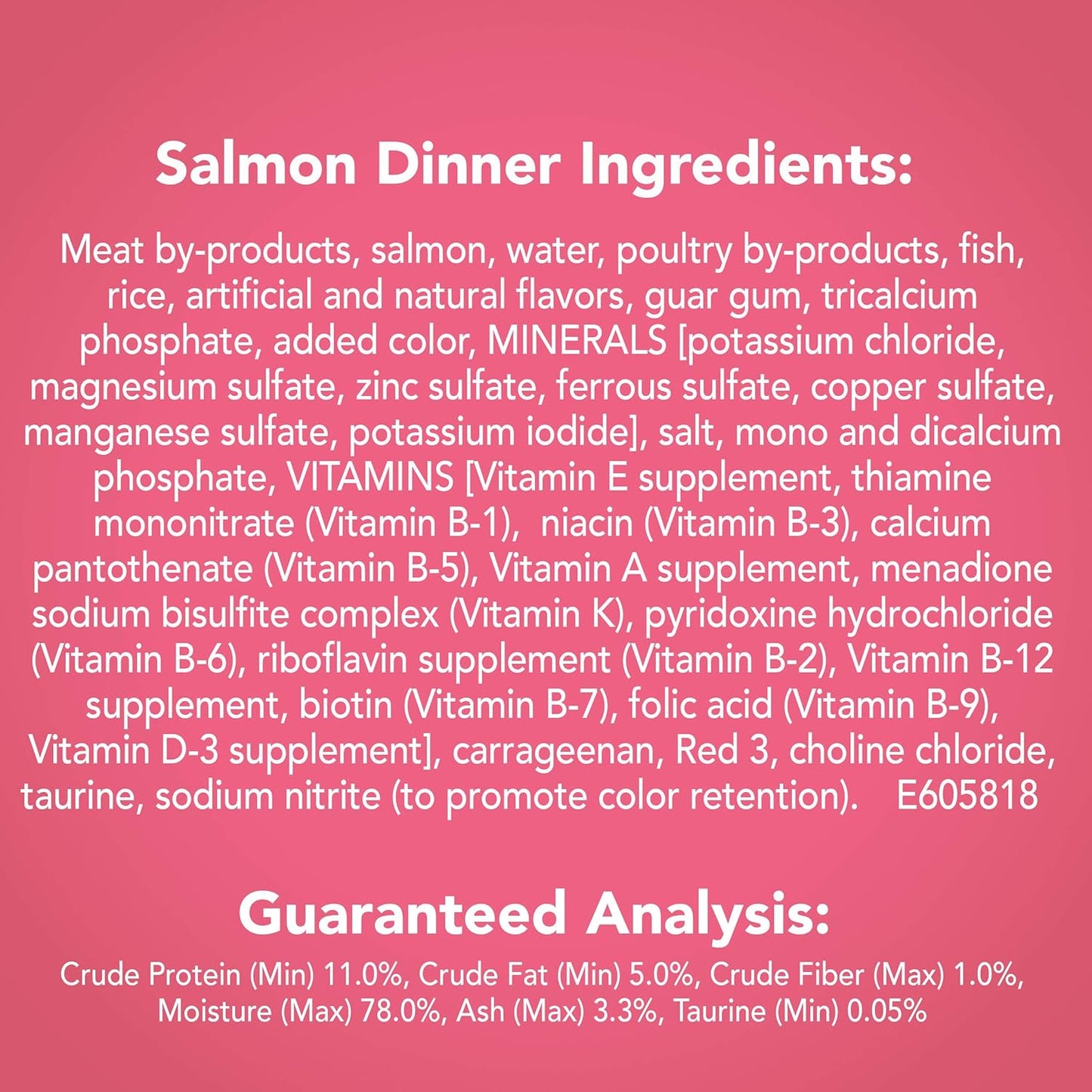 Purina Friskies Wet Cat Food Pate, Pate Salmon Dinner - (Pack of 24) 5.5 oz. Cans