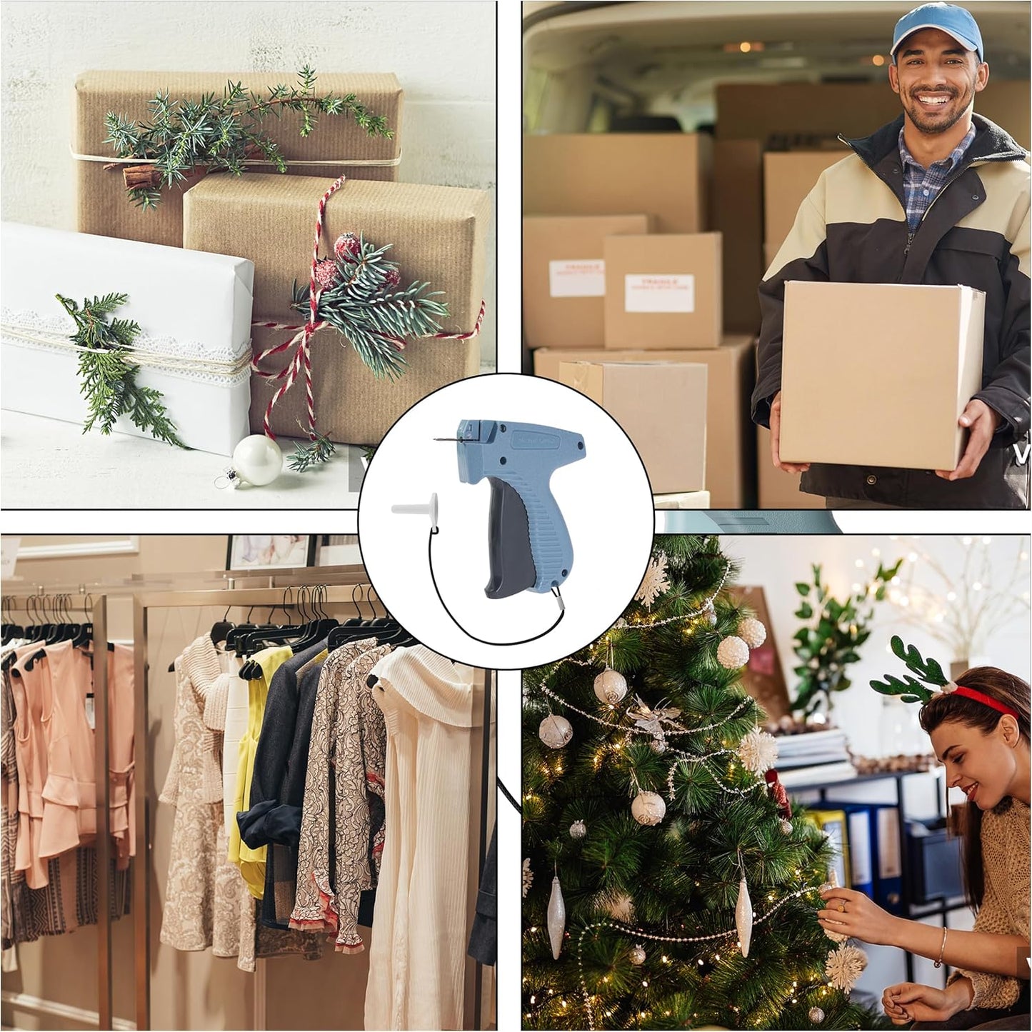 Mr. Pen - Price Tagging Gun, Hangtag Attacher with 1000 Barbs and 5 Needles, for Retail Stores, Garage Yard Sales