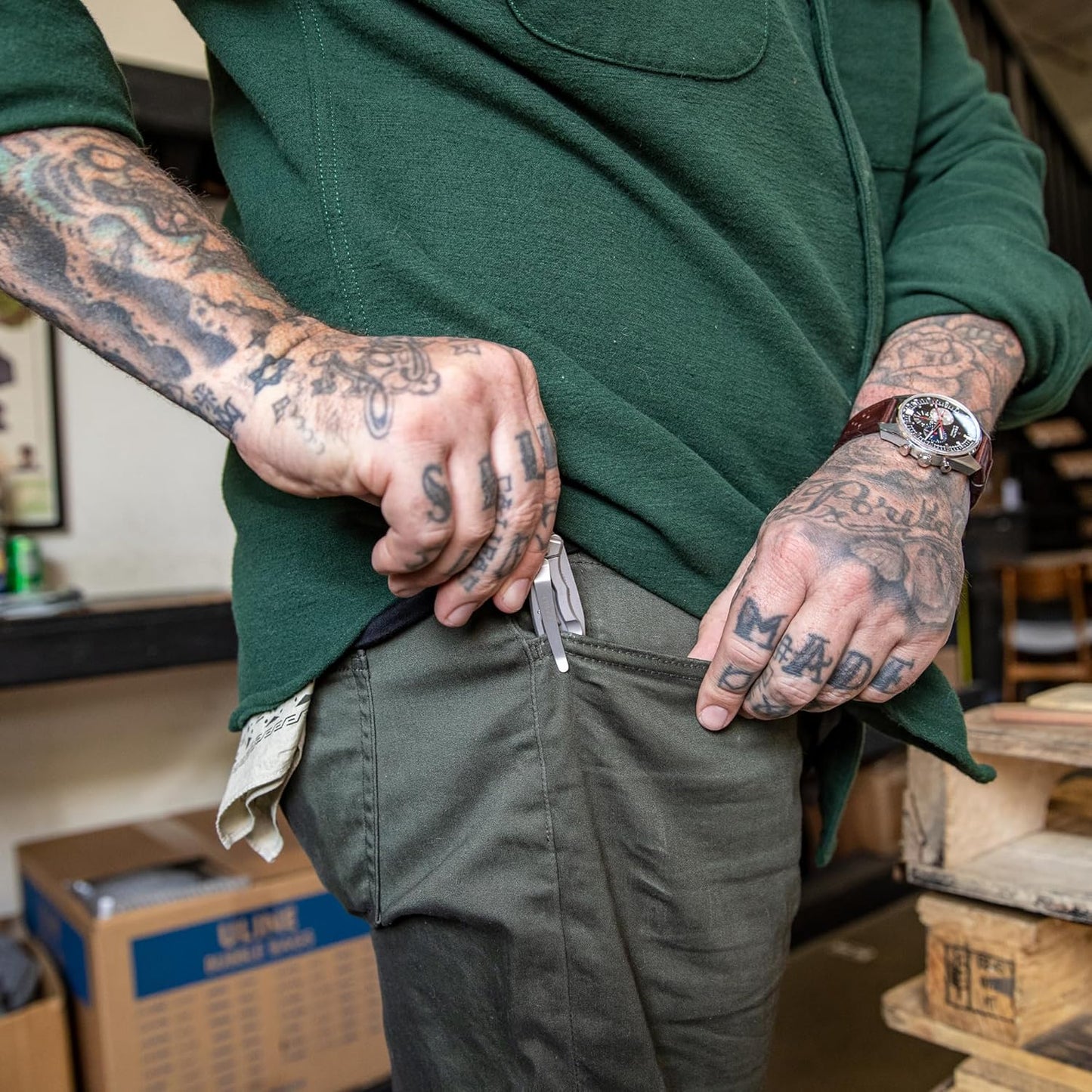 Gerber Gear Paraframe Mini Pocket Knife, 2.2" Fine Edge Small EDC Folding Knife with Safety Lock for Everyday Carry, Gifts for Men, Stainless Steel