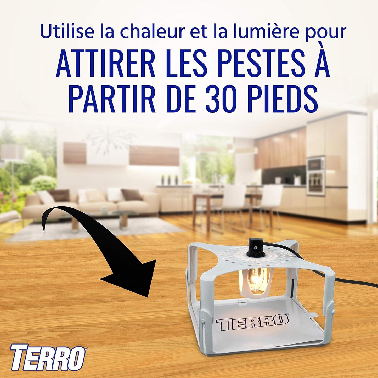 Terro T230 Indoor Electric Flea Trap and Killer - Refillable Flea Traps for Inside Your Home